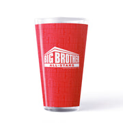Big Brother All Stars Logo Pattern 17 oz Pint Glass | Official CBS Entertainment Store