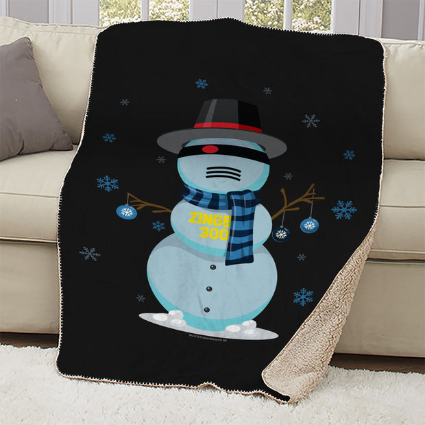 Big Brother Snowbot 3000 Sherpa Blanket | Official CBS Entertainment Store