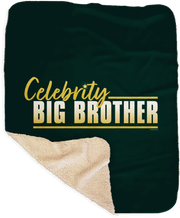 Celebrity Big Brother Logo Sherpa Blanket