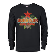 Survivor Happy Holidays Fleece Crewneck Sweatshirt