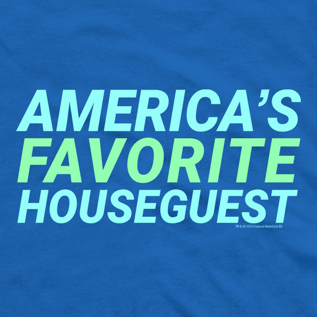 Big Brother America's Favorite Houseguest Adult Short Sleeve T-Shirt