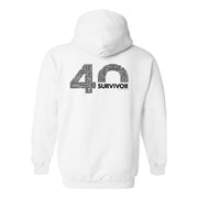 Survivor 40th Season Anniversary Logo Fleece Hooded Sweatshirt