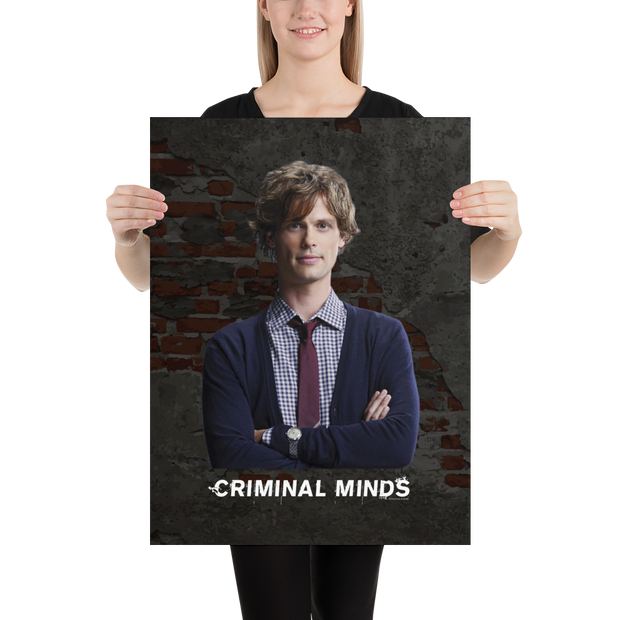 Criminal Minds Spencer Reid Premium Satin Poster | Official CBS Entertainment Store