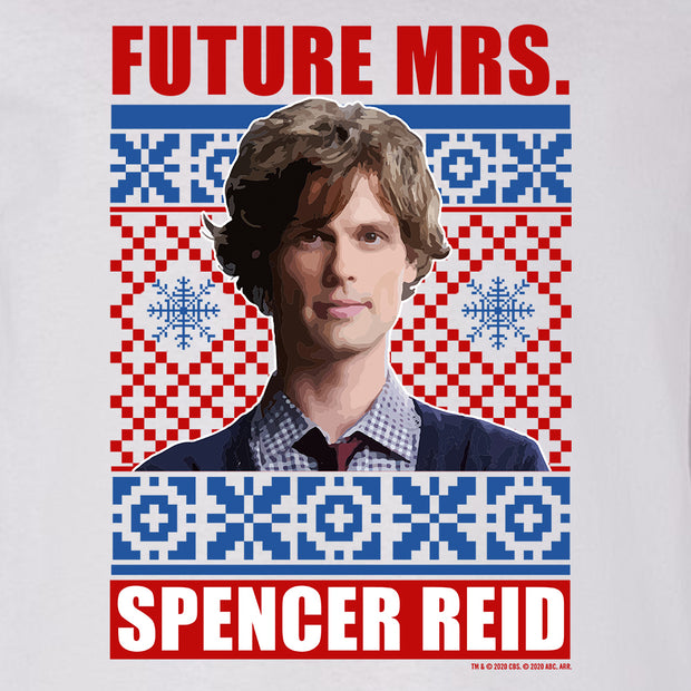 Criminal Minds Mrs. Spencer Reid Holiday Adult Long Sleeve T-Shirt | Official CBS Entertainment Store