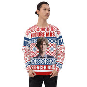 Criminal Minds Mrs. Spencer Reid Holiday Adult All-Over Print Sweatshirt | Official CBS Entertainment Store