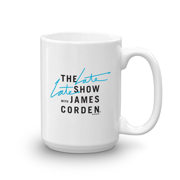 The Late Late Show with James Corden I'm A Late Late Person White Mug | Official CBS Entertainment Store