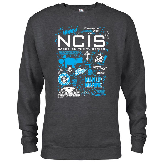 NCIS Mash Up Crew Neck Sweatshirt | Official CBS Entertainment Store