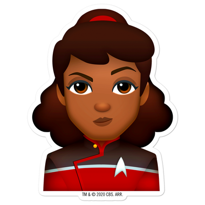 Star Trek: Lower Decks Mariner Emoji Die Cut Sticker | Official CBS Entertainment Store