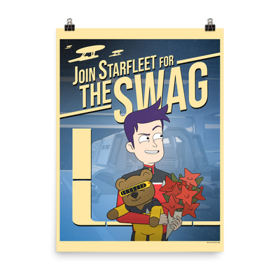 Star Trek: Lower Decks Swag Recruiting Premium Satin Poster | Official CBS Entertainment Store