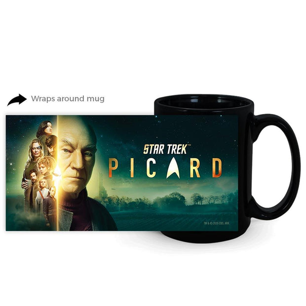 Star Trek: Picard Cast Vineyard Black Mug | Official CBS Entertainment Store