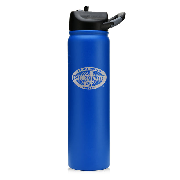 Survivor Outwit, Outplay, Outlast Laser Engraved SIC Water Bottle | Official CBS Entertainment Store