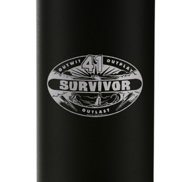 Survivor Season 41 One Color Logo Laser Engraved SIC Water Bottle