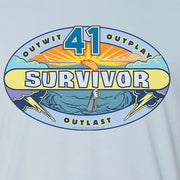 Survivor Season 41 Logo Adult Short Sleeve T-Shirt