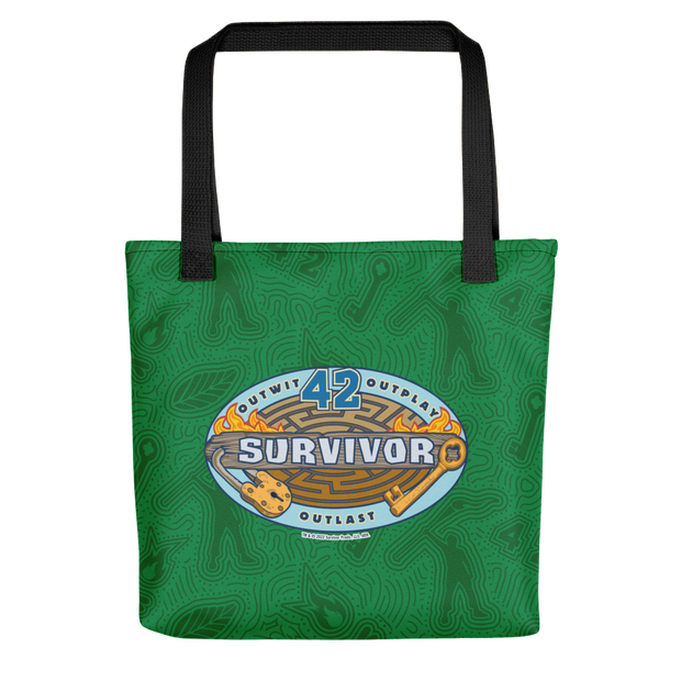 Survivor Season 42 Tribal Lines Premium Tote Bag | Official CBS Entertainment Store