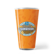Survivor Season 42 Tribal Lines 17 oz Pint Glass | Official CBS Entertainment Store