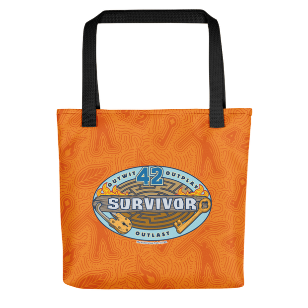 Survivor Season 42 Tribal Lines Premium Tote Bag | Official CBS Entertainment Store