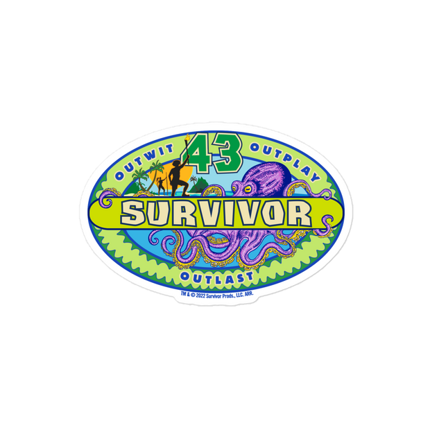 Survivor Season 43 Logo Die Cut Sticker
