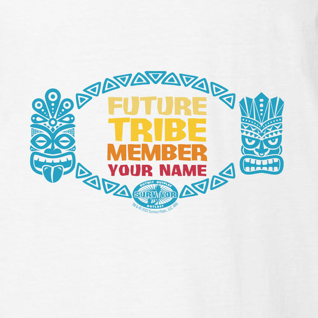 Survivor Future Tribe Member Personalized Adult Short Sleeve T-Shirt