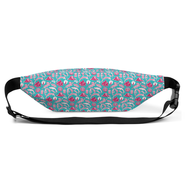 Survivor 20 Years 40 Seasons All Over Tribal Pattern Premium Fanny Pack | Official CBS Entertainment Store