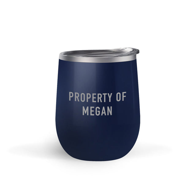 Star Trek: Picard Property of Personalized Double Sided 12 oz Stainless Steel Wine Tumbler | Official CBS Entertainment Store