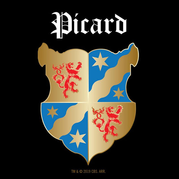 Star Trek: Picard Coat of Arms Picard Family Forever 15 oz Black Mug | Official CBS Entertainment Store