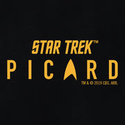 Star Trek: Picard Logo Lightweight Zip Up Hooded Sweatshirt | Official CBS Entertainment Store