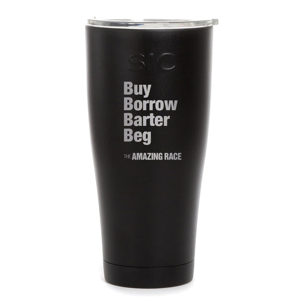 The Amazing Race Barter Laser Engraved SIC Tumbler | Official CBS Entertainment Store