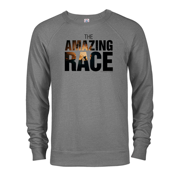The Amazing Race Color Logo Lightweight Crewneck Sweatshirt | Official CBS Entertainment Store