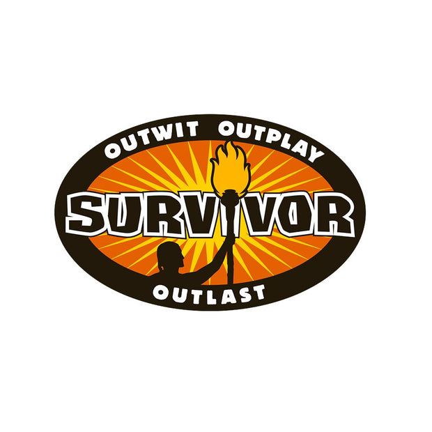 Survivor Outwit, Outplay, Outlast Logo Two-Tone White Mug | Official CBS Entertainment Store