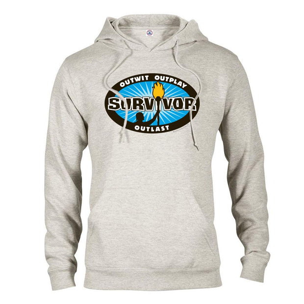 Survivor Outwit, Outplay, Outlast Logo Hooded Sweatshirt | Official CBS Entertainment Store