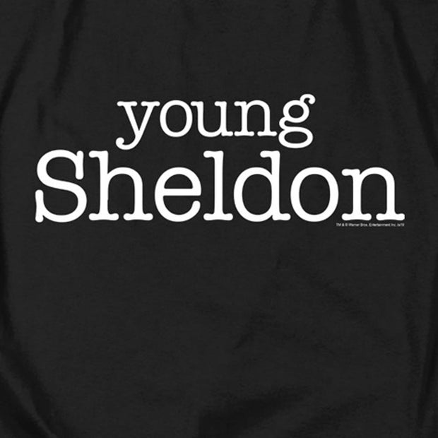 Young Sheldon Logo Adult Short Sleeve T-Shirt | Official CBS Entertainment Store