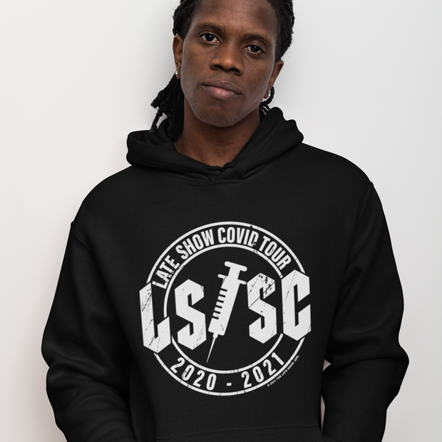 The Late Show with Stephen Colbert Covid Tour Hooded Sweatshirt | Official CBS Entertainment Store