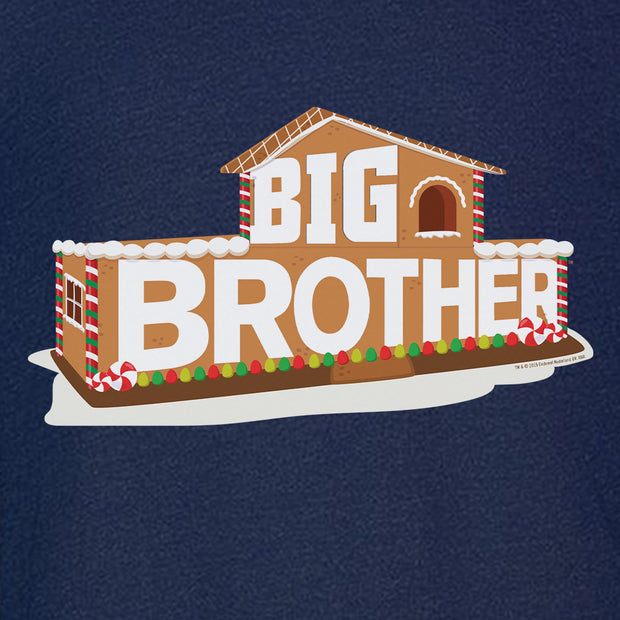 Big Brother Gingerbread House Logo Fleece Crewneck Sweatshirt