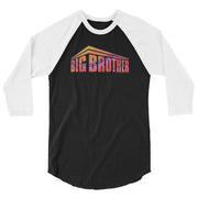 Big Brother Swirl Logo Unisex 3/4 Sleeve Raglan Shirt