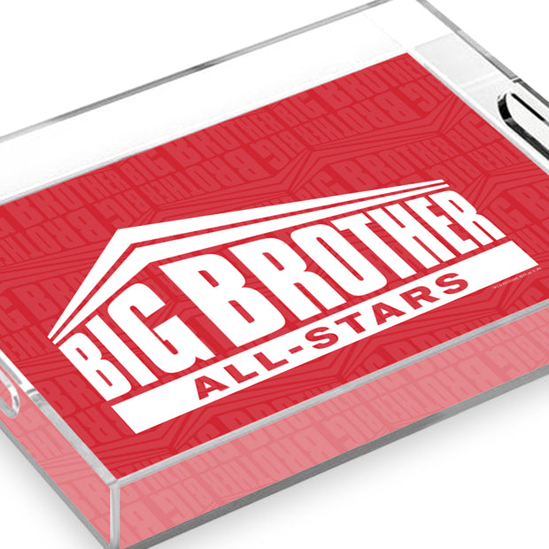 Big Brother All-Stars Logo Pattern Acrylic Tray | Official CBS Entertainment Store