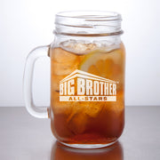 Big Brother All Stars Logo Personalized Laser Engraved Mason Jar | Official CBS Entertainment Store