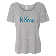Blue Bloods Logo Women's Relaxed T-Shirt | Official CBS Entertainment Store