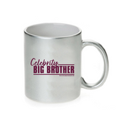 Celebrity Big Brother Logo 11 oz Silver Metallic Mug