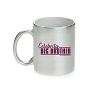 Celebrity Big Brother Logo 11 oz Silver Metallic Mug