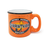 Survivor Outwit, Outplay, Outlast 15 oz Campfire Mug | Official CBS Entertainment Store