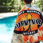Survivor Tribal Print Beach Towel | Official CBS Entertainment Store