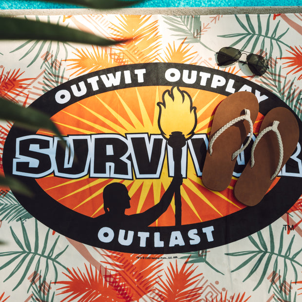 Survivor Tribal Print Beach Towel | Official CBS Entertainment Store