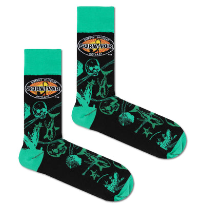 Survivor Jungle Print Socks | Official CBS Entertainment Store