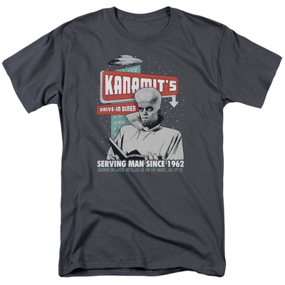 The Twilight Zone Kanamit's Diner Adult Short Sleeve T-Shirt