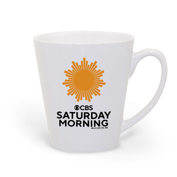 CBS News Saturday Morning 12 oz Latte Mug