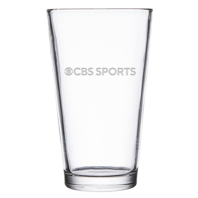 CBS Sports Logo Laser Engraved Pint Glass