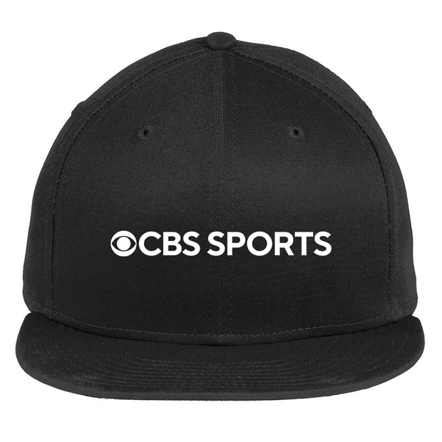 CBS Sports Logo Embroidered Flat Bill Hat