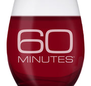 CBS News 60 Minutes Laser Engraved Stemless Wine Glass | Official CBS Entertainment Store