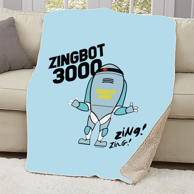Big Brother Zingbot 3000 Sherpa Banket | Official CBS Entertainment Store