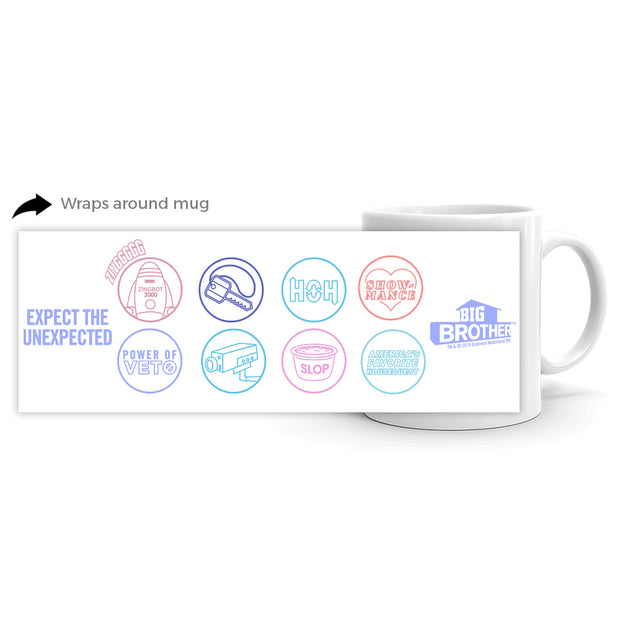 Big Brother Logo Mash Up White Mug | Official CBS Entertainment Store